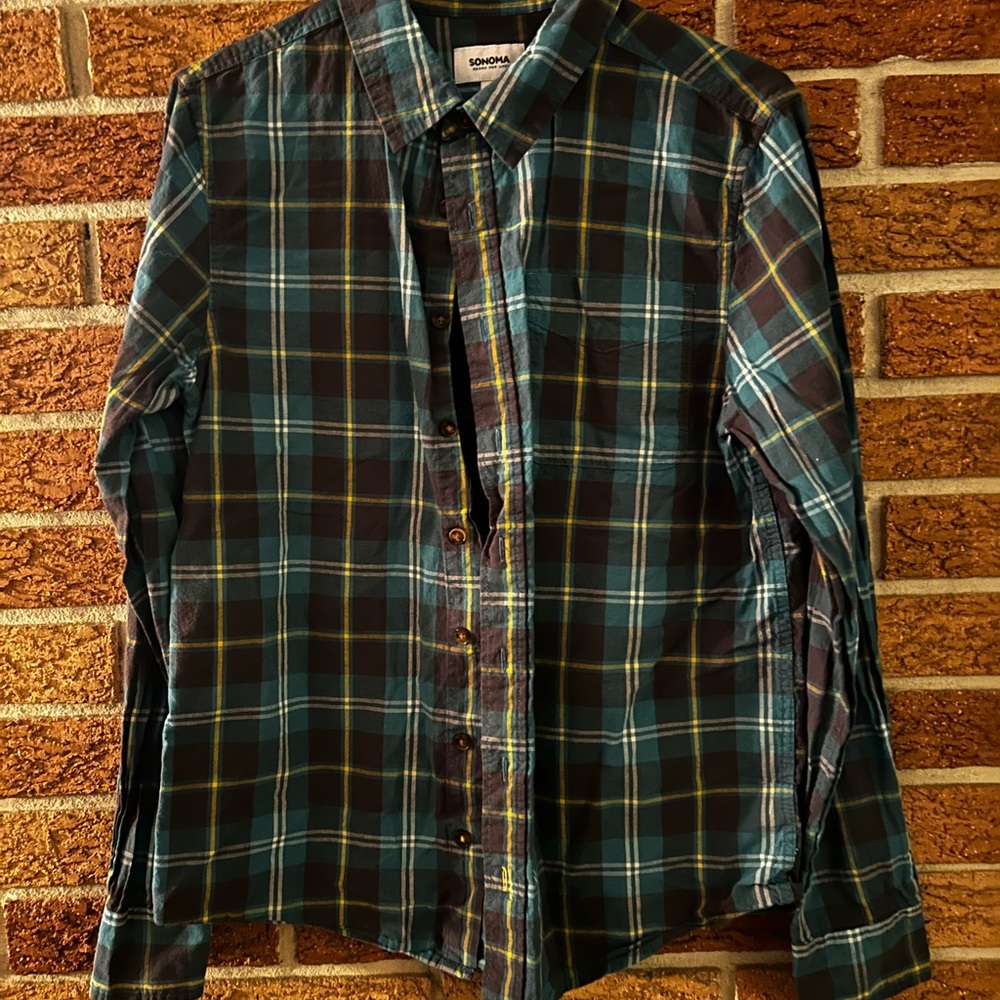 Blue Plaid boys Shirt